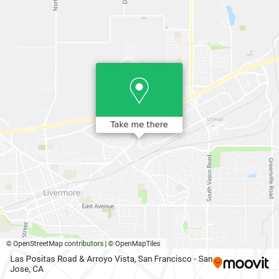 Mapa de Las Positas Road & Arroyo Vista
