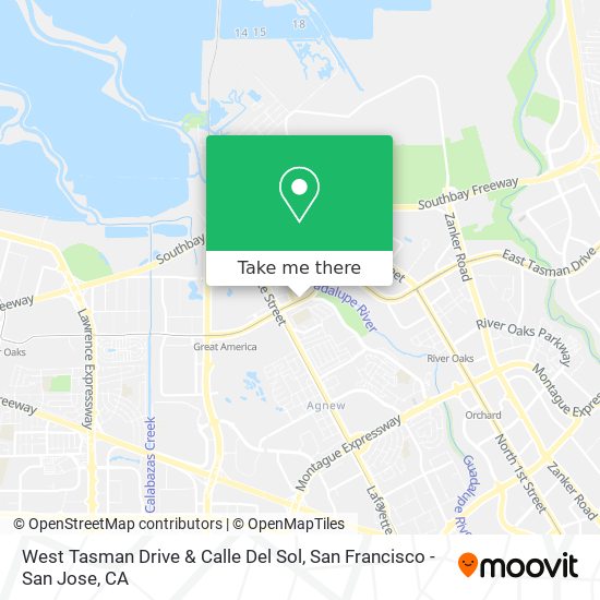 West Tasman Drive & Calle Del Sol map