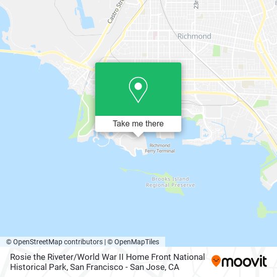 Mapa de Rosie the Riveter / World War II Home Front National Historical Park