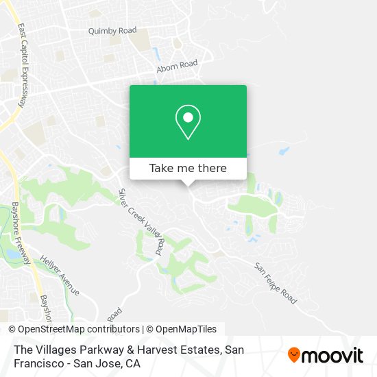 The Villages Parkway & Harvest Estates map