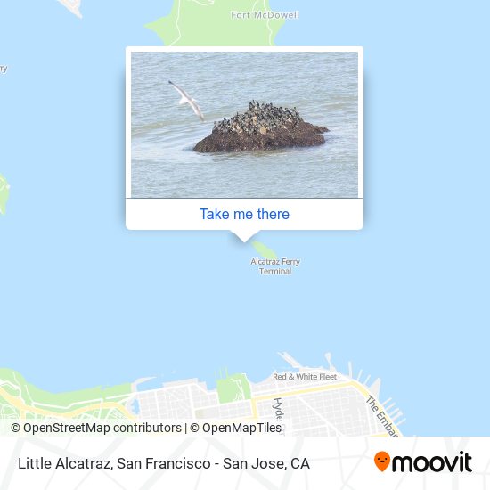 Little Alcatraz map