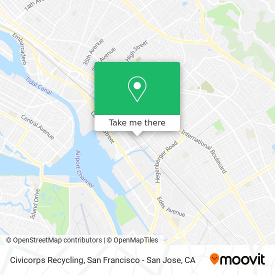 Civicorps Recycling map