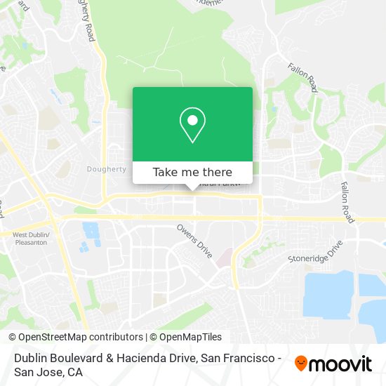 Mapa de Dublin Boulevard & Hacienda Drive