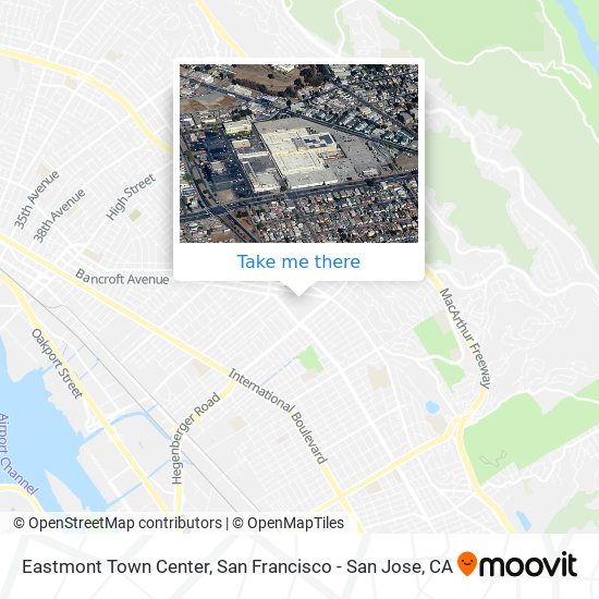 Mapa de Eastmont Town Center