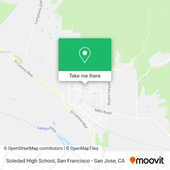 Soledad High School map