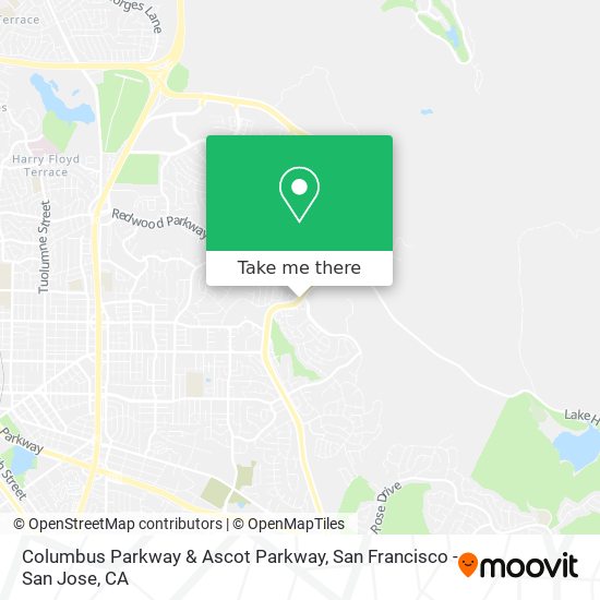 Columbus Parkway & Ascot Parkway map