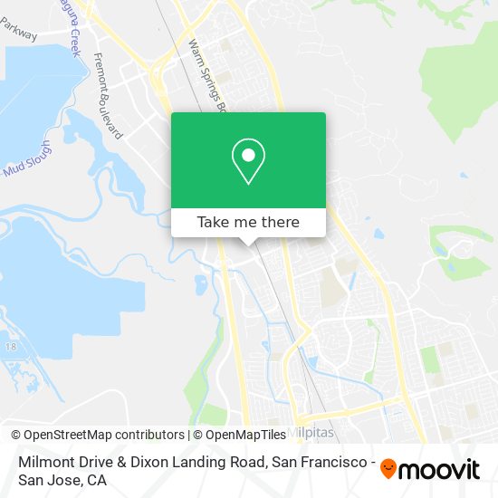 Mapa de Milmont Drive & Dixon Landing Road