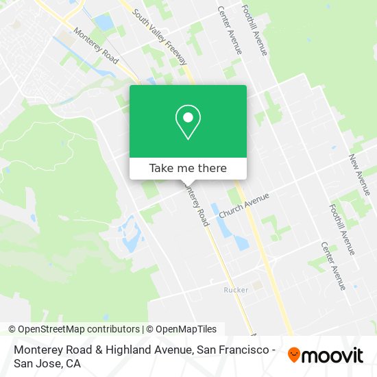 Mapa de Monterey Road & Highland Avenue