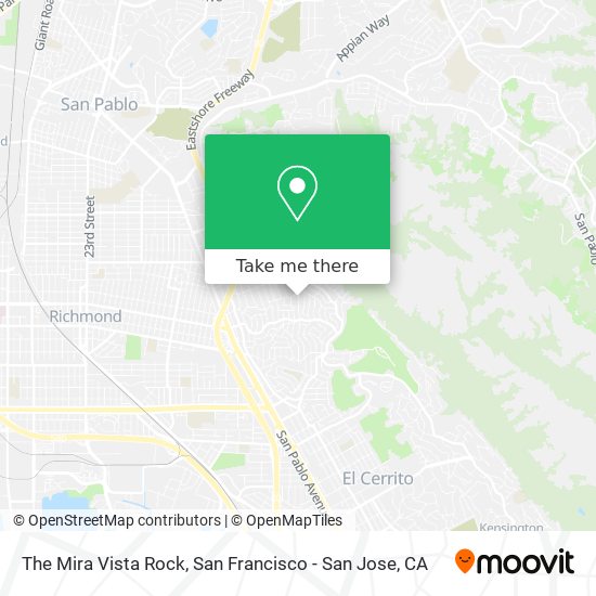 Mapa de The Mira Vista Rock