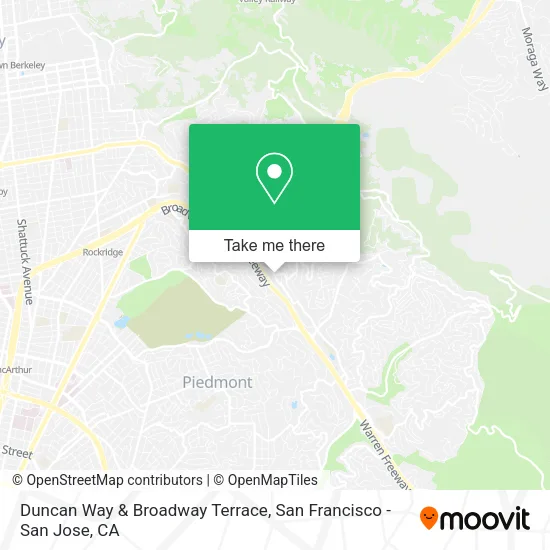 Mapa de Duncan Way & Broadway Terrace
