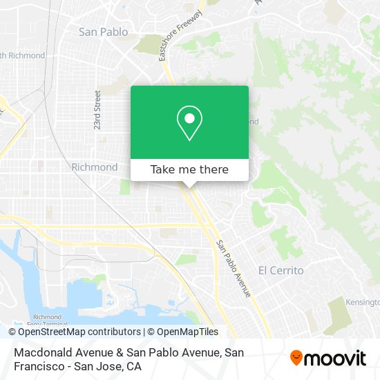 Mapa de Macdonald Avenue & San Pablo Avenue