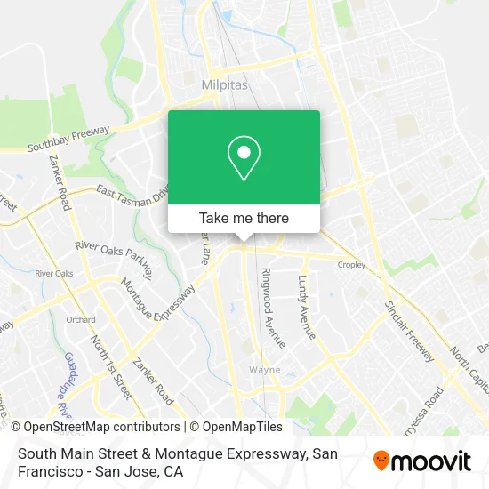 South Main Street & Montague Expressway map