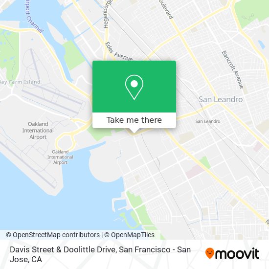 Davis Street & Doolittle Drive map