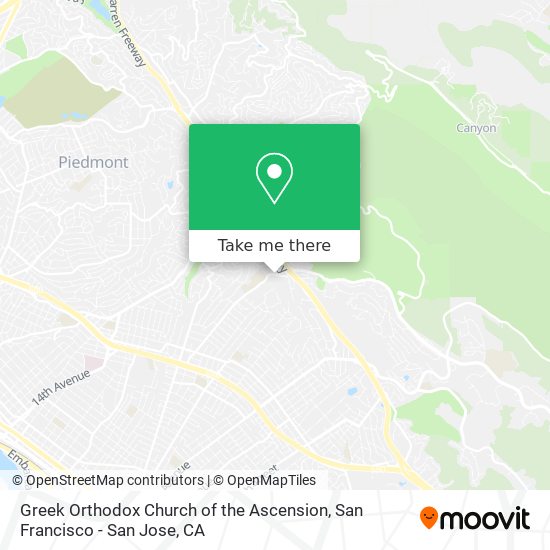 Mapa de Greek Orthodox Church of the Ascension