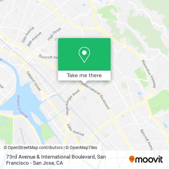 73rd Avenue & International Boulevard map