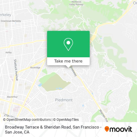 Broadway Terrace & Sheridan Road map