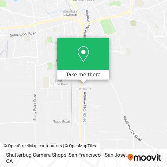 Mapa de Shutterbug Camera Shops