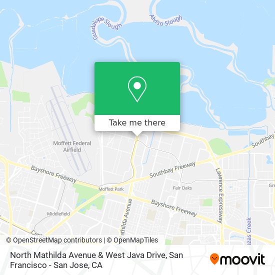 North Mathilda Avenue & West Java Drive map