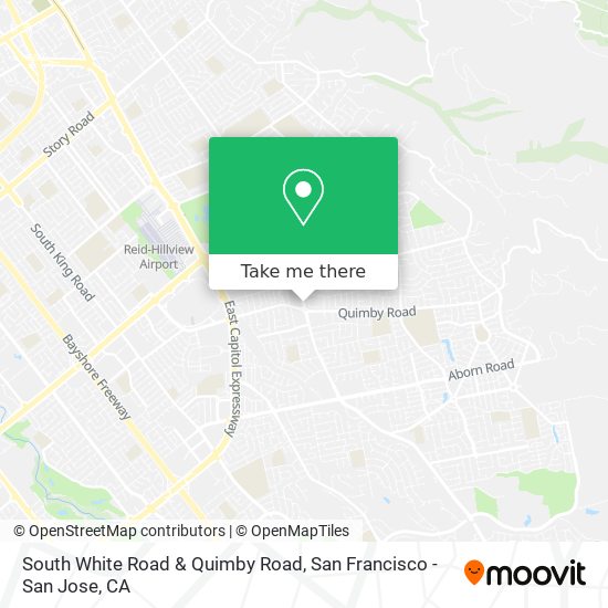 Mapa de South White Road & Quimby Road