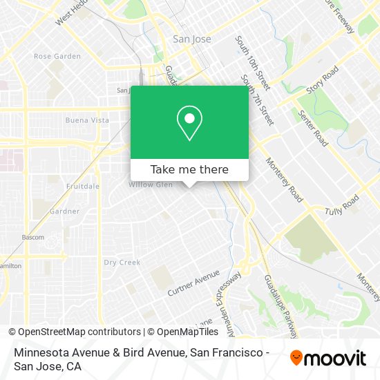 Mapa de Minnesota Avenue & Bird Avenue