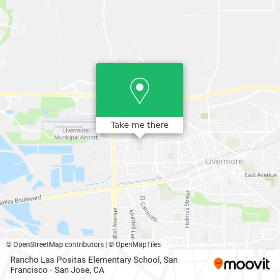 Mapa de Rancho Las Positas Elementary School