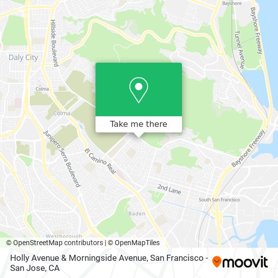 Holly Avenue & Morningside Avenue map
