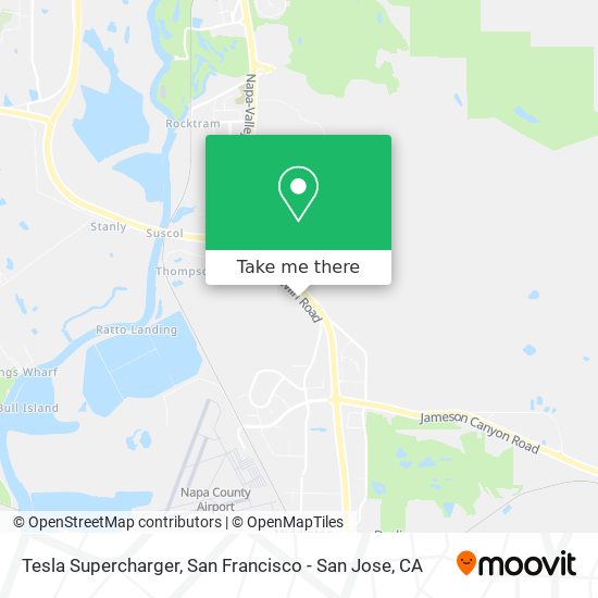 Mapa de Tesla Supercharger
