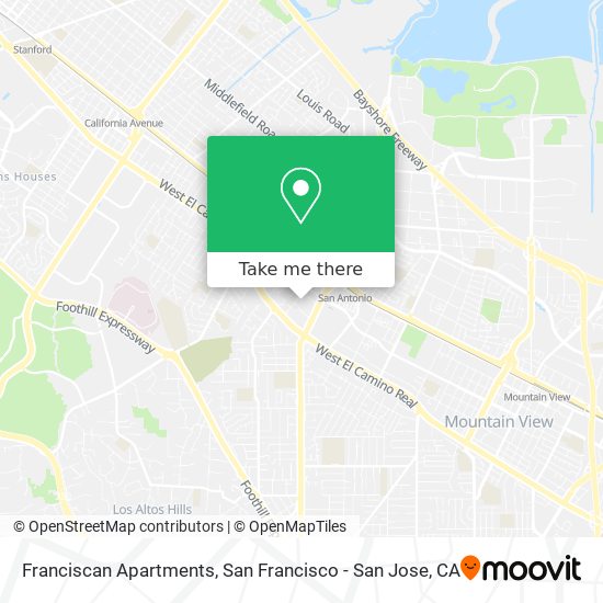 Franciscan Apartments map