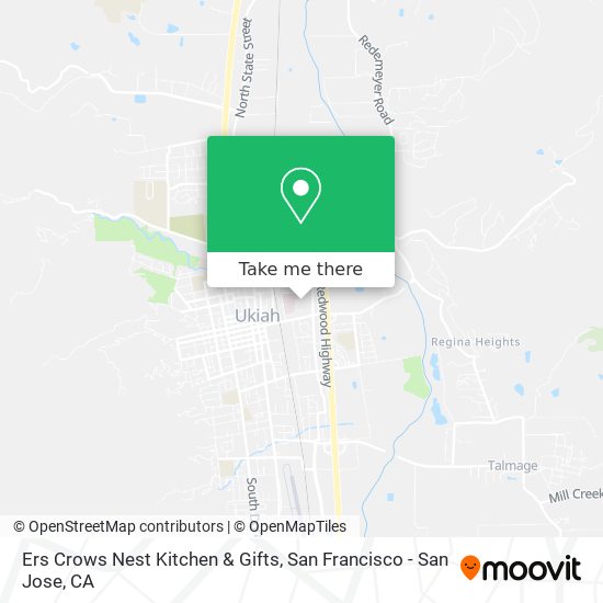 Mapa de Ers Crows Nest Kitchen & Gifts