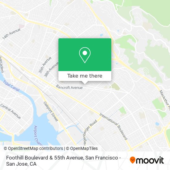 Mapa de Foothill Boulevard & 55th Avenue