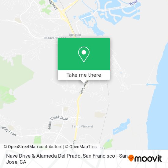 Nave Drive & Alameda Del Prado map
