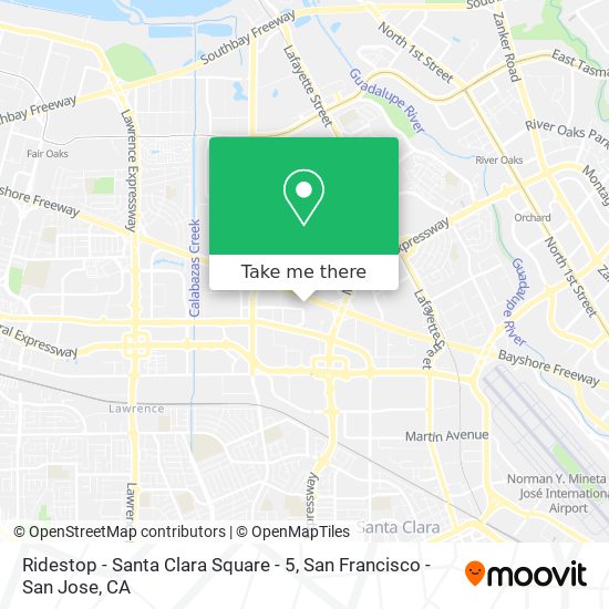Ridestop - Santa Clara Square - 5 map