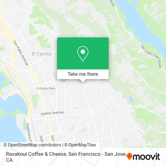 Raxakoul Coffee & Cheese map