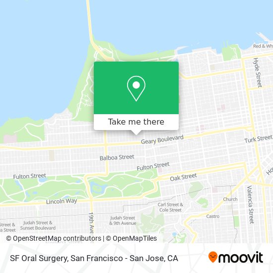 SF Oral Surgery map