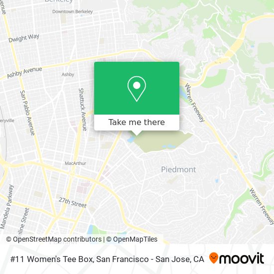 #11 Women's Tee Box map