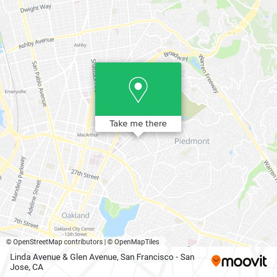 Mapa de Linda Avenue & Glen Avenue