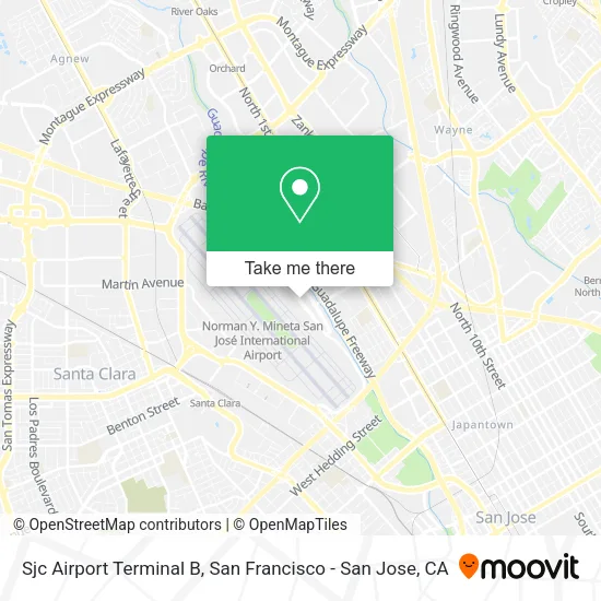Mapa de Sjc Airport Terminal B