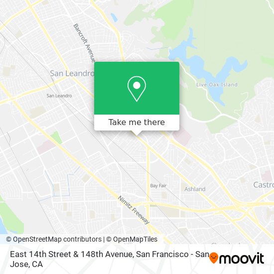East 14th Street & 148th Avenue map