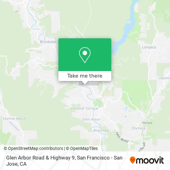 Mapa de Glen Arbor Road & Highway 9
