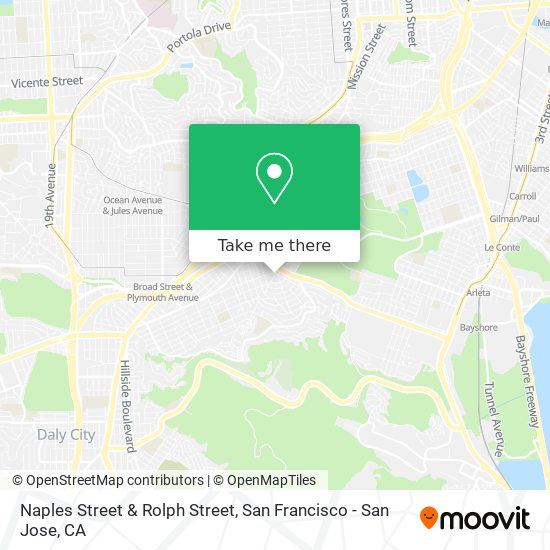 Mapa de Naples Street & Rolph Street