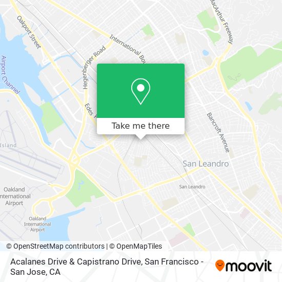 Mapa de Acalanes Drive & Capistrano Drive