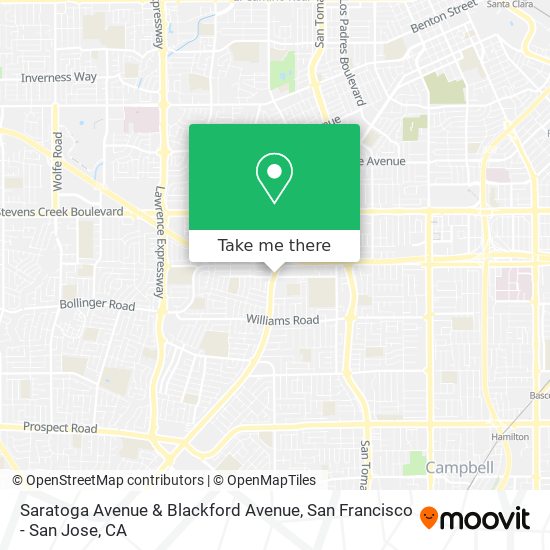 Mapa de Saratoga Avenue & Blackford Avenue