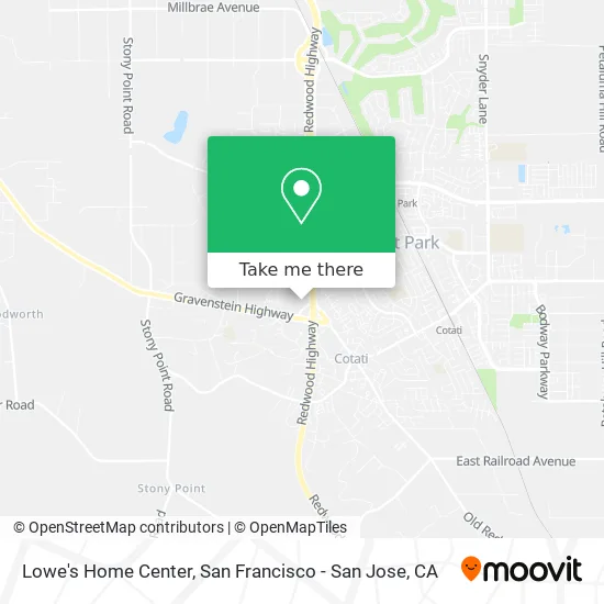 Mapa de Lowe's Home Center