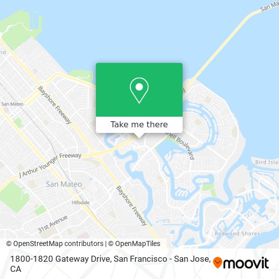 1800-1820 Gateway Drive map