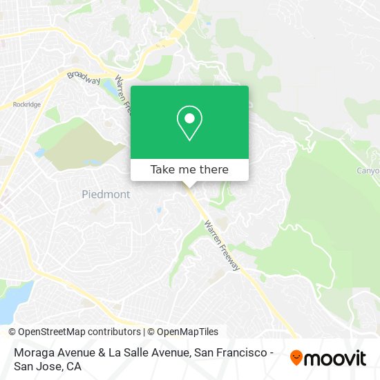 Mapa de Moraga Avenue & La Salle Avenue