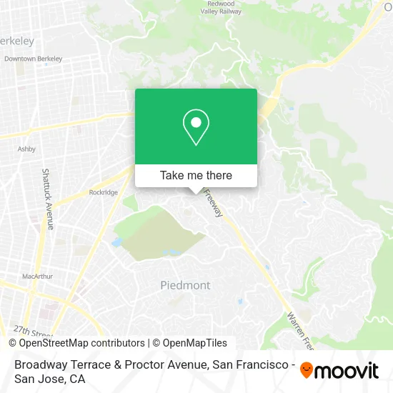 Mapa de Broadway Terrace & Proctor Avenue