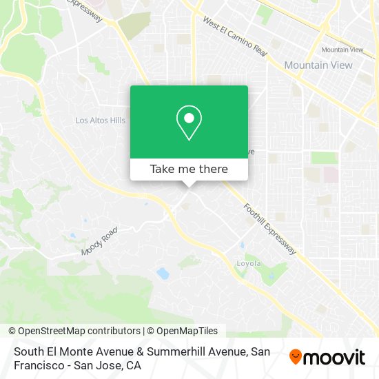 Mapa de South El Monte Avenue & Summerhill Avenue