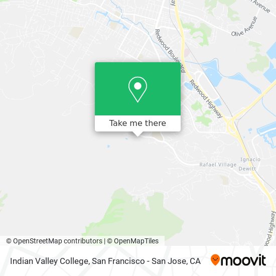 Indian Valley College map