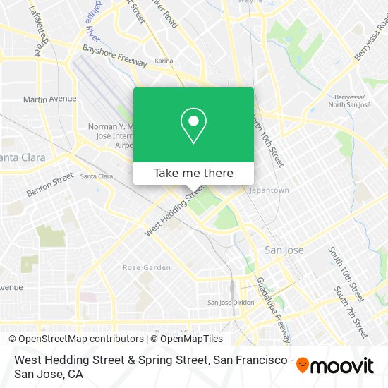 Mapa de West Hedding Street & Spring Street