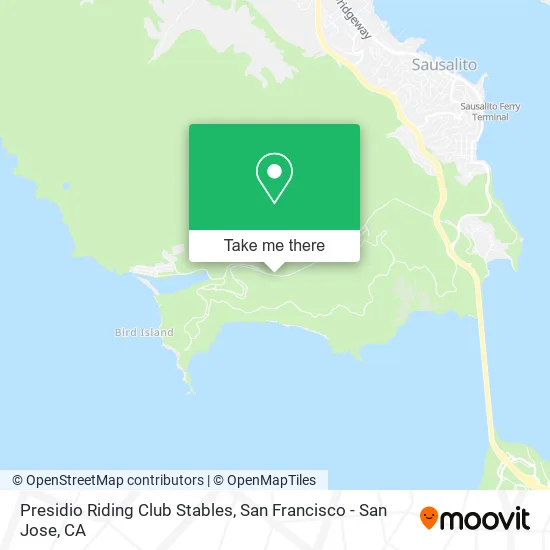 Presidio Riding Club Stables map